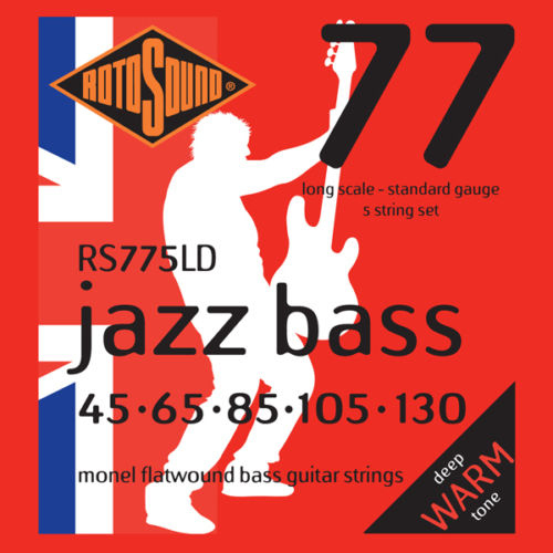 RotoSound RS775LD Jazz Bass 77 Long Scale 45-105 Monel