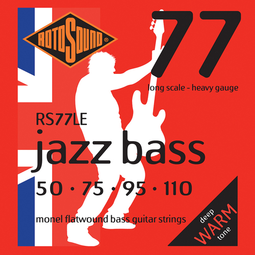 RotoSound RS77LE Jazz Bass 77 Long Scale Heavy 50-110 Monel