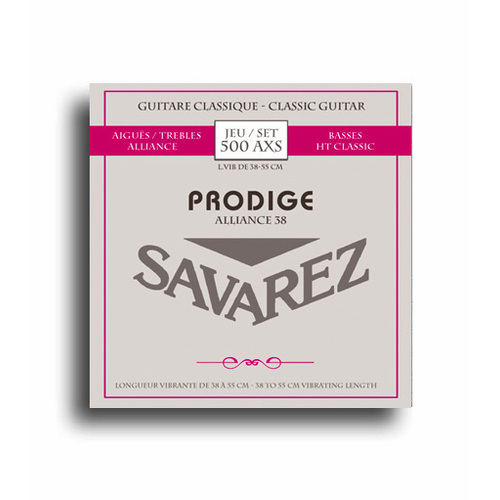Savarez Prodige 500AX Fractional Shorter Scale Classical Guitar String Set (38-55cm)