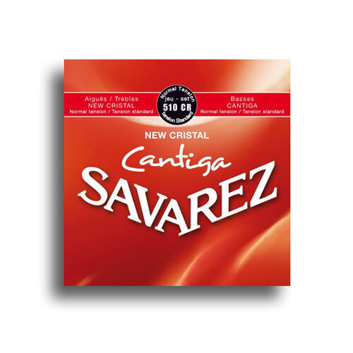 Savarez 510CR New Cristal Cantiga Normal Tension Classical Guitar String Set