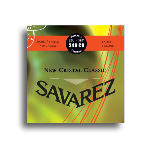 Savarez 540CR New Cristal Classic Normal Tension Classical Guitar String Set