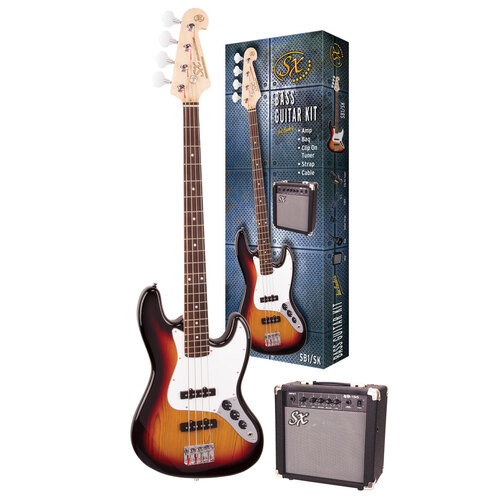 SX Bass Guitar & Amplifier Package