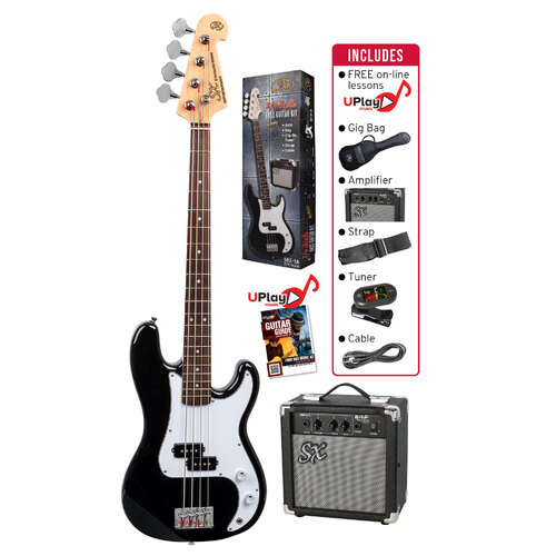 SX 3/4 Size Bass Guitar & Amp Package