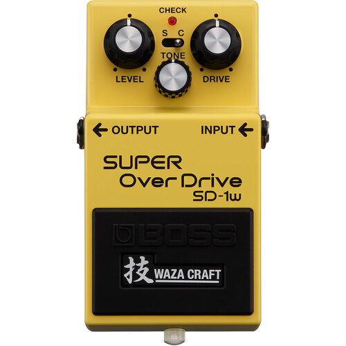 Boss SD-1W Super Overdrive WAZA CRAft Compact Pedal