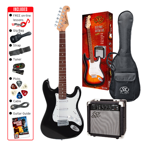 SX Electric Guitar & Amplifier Package - 4/4 Size