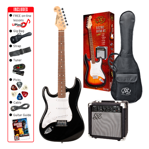 SX Electric Guitar & Amplifier Package - 4/4 Size