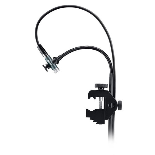Shure BETA98ADC Mini Condenser Instrument Microphone with Inline XLR Preamp & A98D Drum Mount