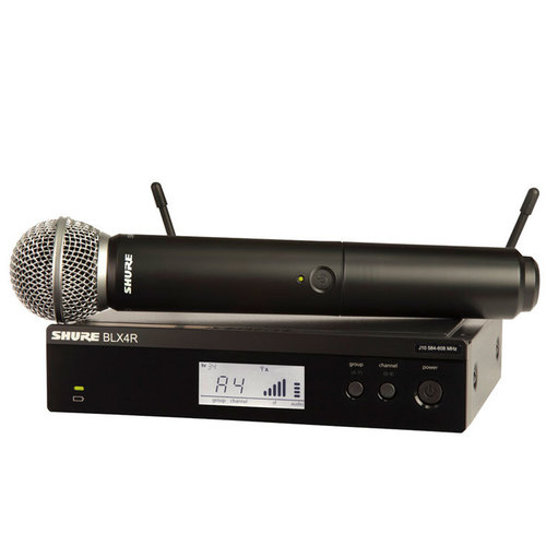 Shure BLX24R/SM58 Handheld 1/2 RackWireless System - SM58 Handheld