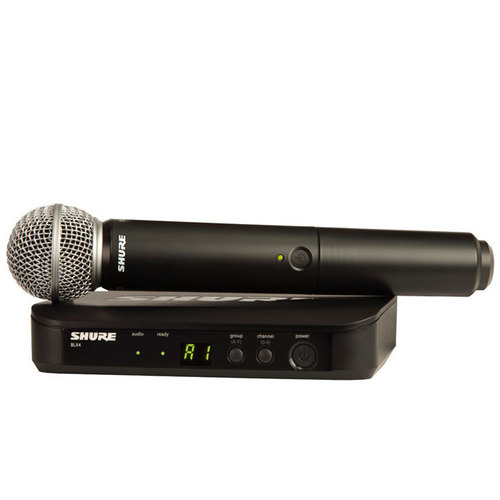 Shure BLX24/SM58 Handheld Wireless System - SM58 Handheld