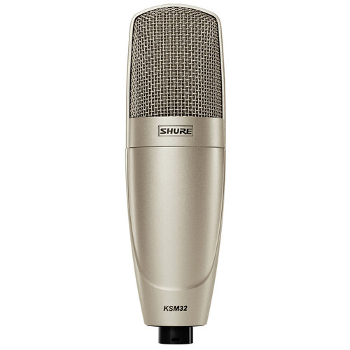 Shure KSM32/SL Embossed Single-Diaphragm Microphone with Shock & Swivel Mounts