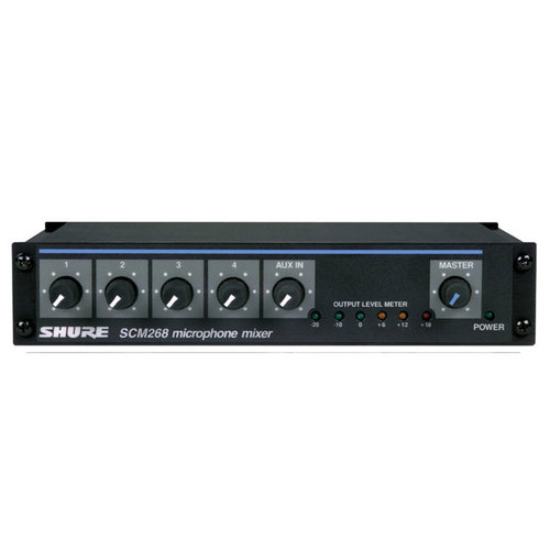 Shure SCM268 5-Channel Microphone Mixer 