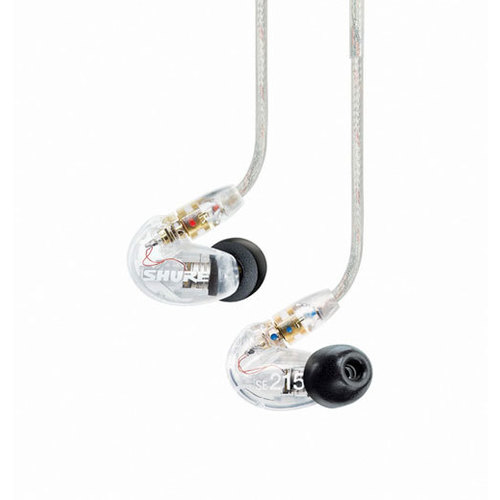 Shure SE215 Sound Isolating Earphones in Clear