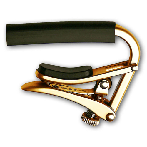Shubb C1 "Royale" Steel String Guitar Capo in Gold Titanium Finish