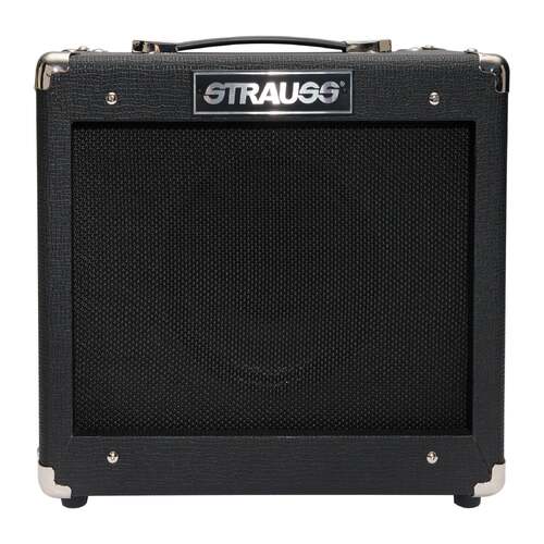 Strauss 'Legacy' 25 Watt Combo Solid State Guitar Amplifier (Black)