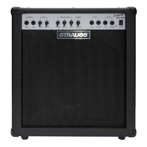 Strauss 'Legacy' 50 Watt Combo Solid State Bass Amplifier (Black)