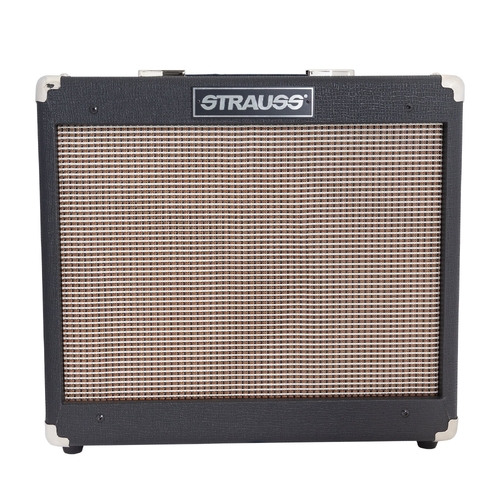 Strauss SVT-15R 15 Watt Combo Valve Amplifier with Reverb (Black)