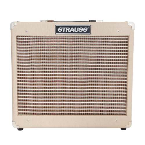 Strauss SVT-15R 15 Watt Combo Valve Amplifier with Reverb (Cream)