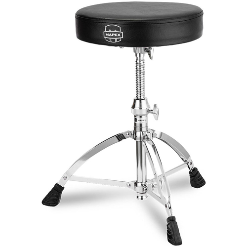 The 600 series drum thrones provide stability and maximum comfort matching any level of drumming intensity. The wide double-braced tripod base make it
