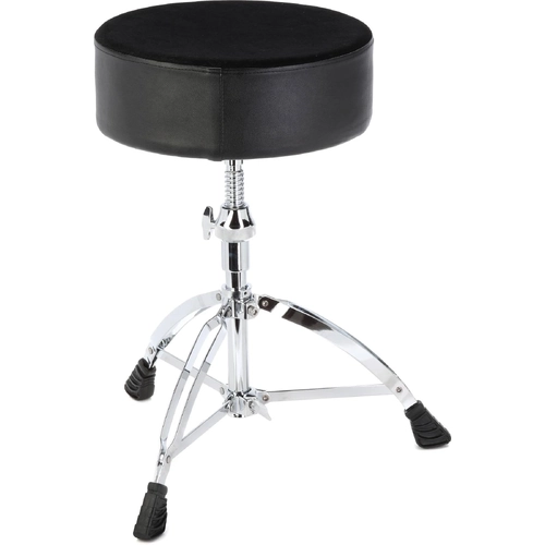 The 600 series drum thrones provide stability and maximum comfort matching any level of drumming intensity. The wide double-braced tripod base make it