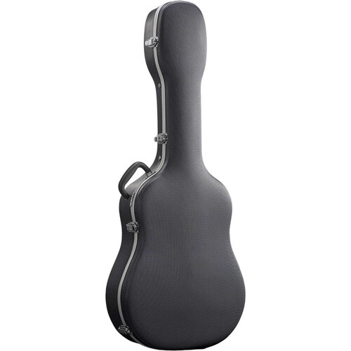 Torque Deluxe Shaped ABS Classical Guitar Case in Light Grey Finish