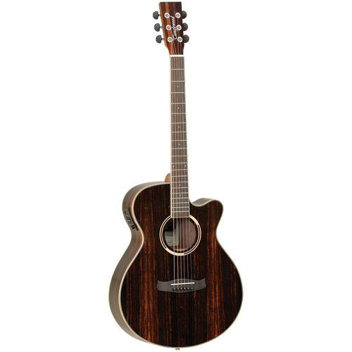 Tanglewood TDBTSFCEAEB Discovery Exotic Superfolk C/E All Ebony