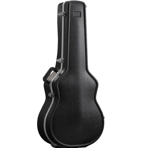 Torque ABS Jumbo Acoustic Guitar Case in Black Finish