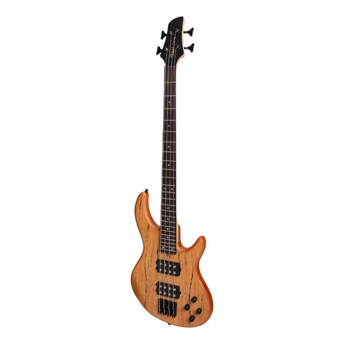 Tokai 'Legacy Series' Mahogany & Spalted Maple T-Style Contemporary Electric Bass Guitar (Natural Satin)