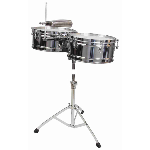 Toca Elite Series Timbale Set 14 & 15" in Chrome 