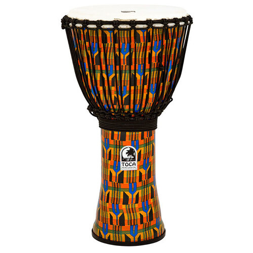 Toca Freestyle 2 Series Djembe 12" in Kente Cloth