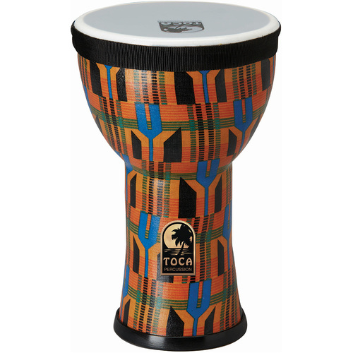 Toca Freestyle 2 Series Doumbek 6" in Kente Cloth