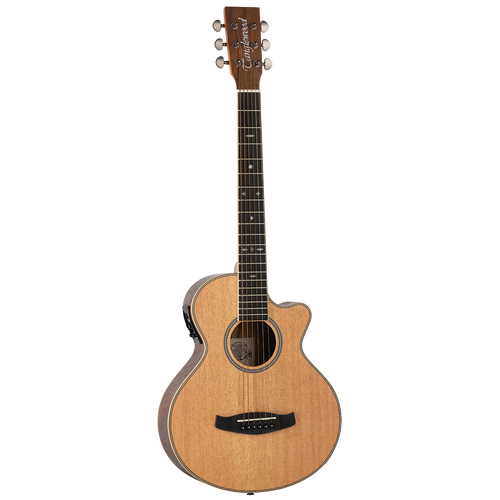 Tanglewood TRU2-CE-BW / TRPRO-TCE-BW Reunion Pro Solid Australian Red Cedar Top Traveller Folk C/E with Black Walnut B/S