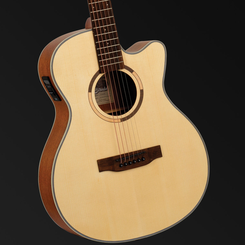 Tanglewood Strada Super Folk, Spruce/Mahogany Cutaway/Electric Guitar [TS4-CE]