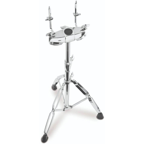 The Mapex TS700 Tom Stand has 2 universal ball-in-socket tom arms. Its dual-tube construction is built with a slip-proof nylon inner sleeve. This Mape