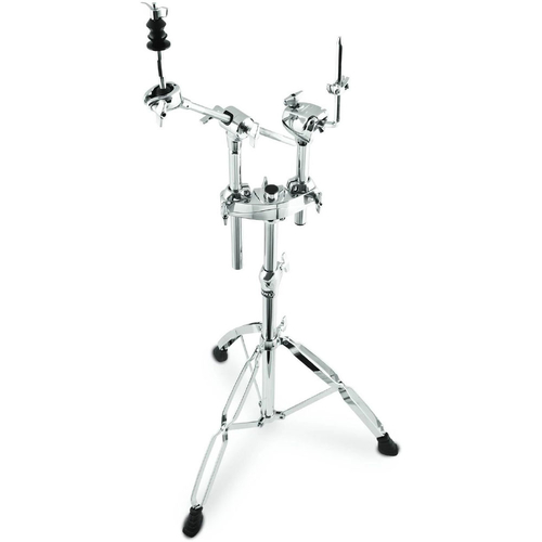 Why lug around a heavy hardware bag when you can put multiple cymbals and toms onto one stand? Mapex offers a variety of multi-stand combinations that