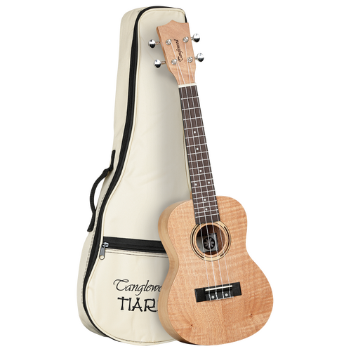 Tanglewood TWT6B Tiare Concert Ukulele All Flame Mahogany with Bag