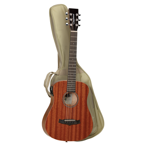 Tanglewood TW2TXE Winterleaf Traveller Mahogany with PickUp & Bag