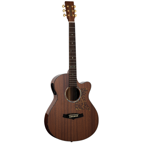 Tanglewood TW47RE Sundance Reserve All Solid Mahogany Superfolk C/E with Case