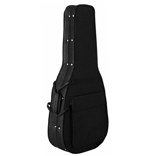 Torque Poly Foam Acoustic Guitar Case with Heavy Duty Black Nylon Exterior