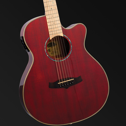 Tanglewood Winterleaf Pro Blonde Superfolk C/E Barossa Red Gloss [TWPRO4-CE-BLB]