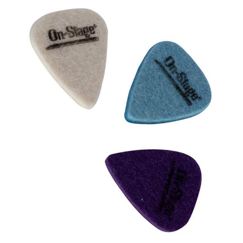 On Stage Multi-Colour Felt Picks Pk-3