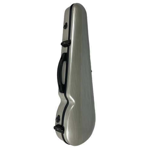 Vivo V203-34SL2 Polycarbonate Shaped Case to suit 3/4 Violin / 13" Viola - Brushed Silver