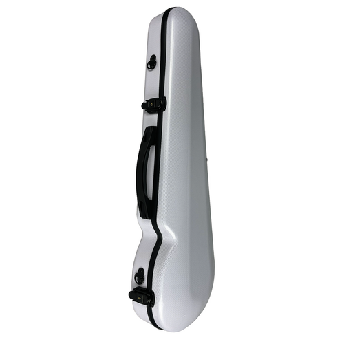 Vivo V203-44WH Polycarbonate Shaped Case to suit 4/4 Violin / 14" Viola - White