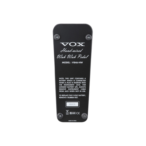 VOX V846 HAND WIRED WAH PEDAL