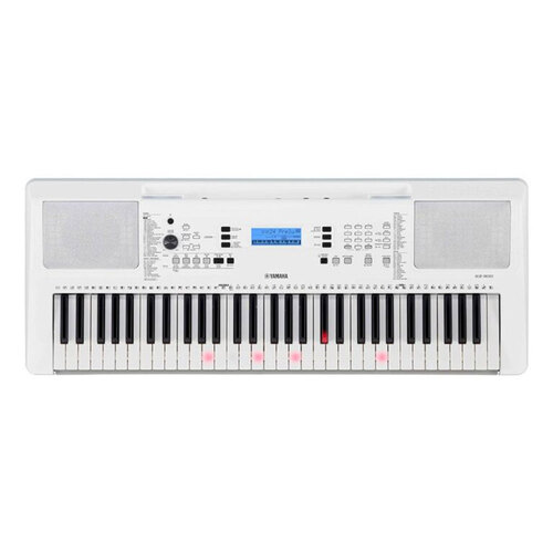 Yamaha EZ300 61-Key Portable Keyboard in White