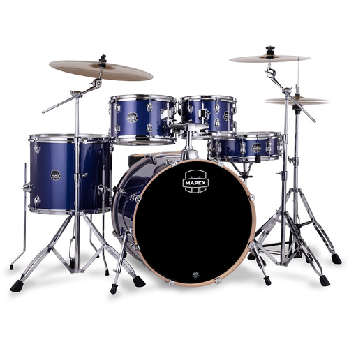 Mapex VE5295FTCVI Venus Series 5-Pce Drum Kit in Blue Sky Sparkle