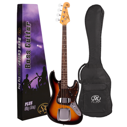 SX Vintage Style Bass Guitar 