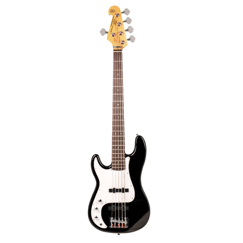 SX 5 String Bass Guitar - Left Hand 