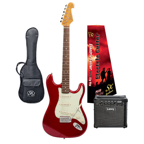 SX Vintage Style Electric Guitar & Laney Amplifier Package