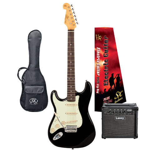 SX Vintage Style Electric Guitar & Laney Amplifier Package