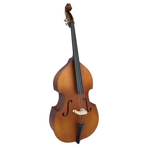 Vivo Neo  1/2 Double Bass Laminate w Bag Antique Finish - Setup